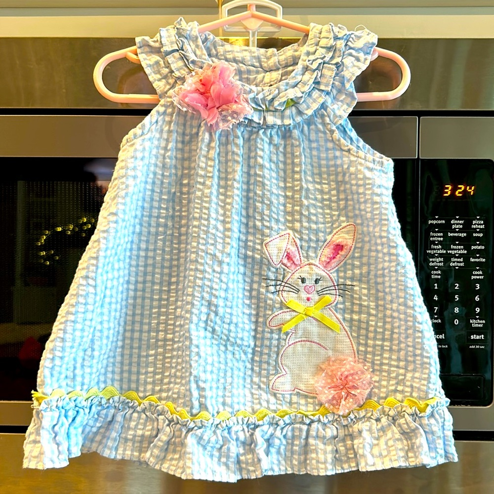 Easter Dress/Bloomer Set, Size 18 month